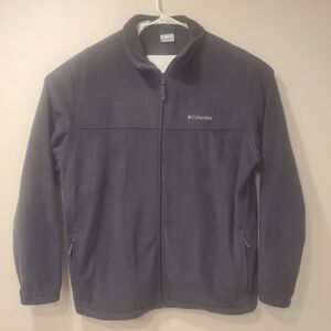 Columbia Men’s Dark Gray Jacket Fleece Full Zip Pockets Size 3XT